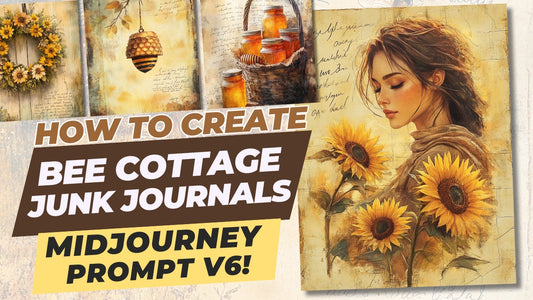 How to Create a Bee Junk Journal Printable Kit