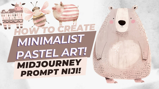 How to create Minimalist Pastel Folk Art!