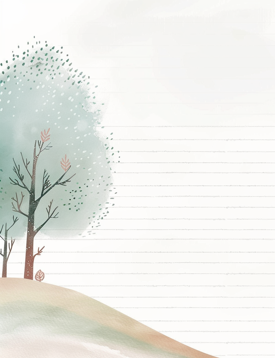 Midjourney Guide PDF for Aesthetic Minimalist Simple Lined Papers