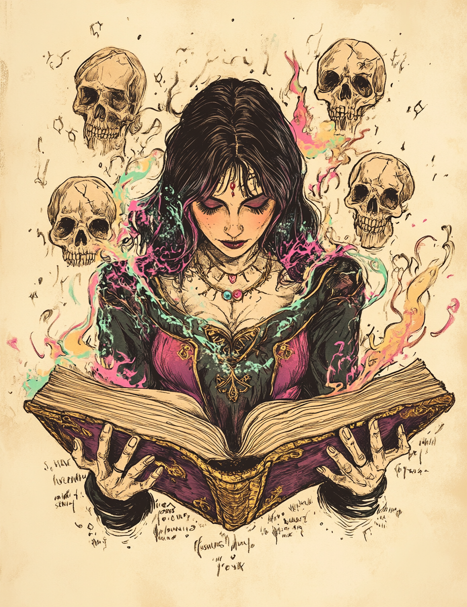 Midjourney Prompts for Alchemy Junk Journal Kit Mystical Art