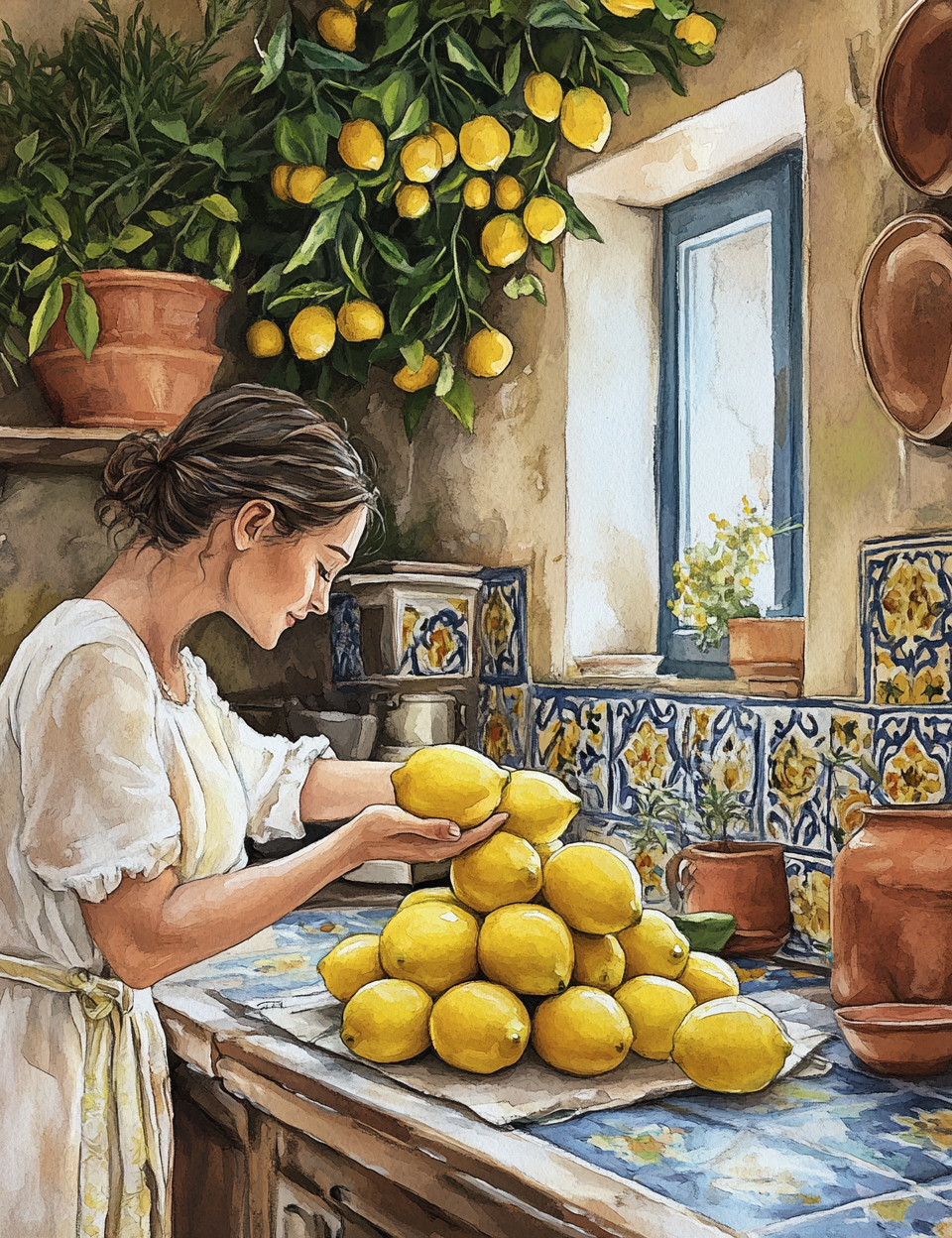 Midjourney V 6.1 Prompts for Amalfi Coast Escape Journal Pages