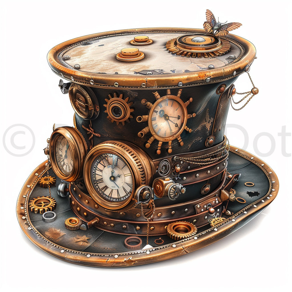 a hat Steampunk Clip Art