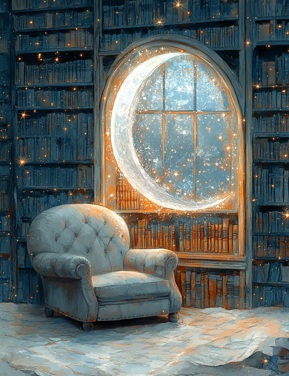 Midjourney Prompts for Bedtime Stories Moon Fairy Tales
