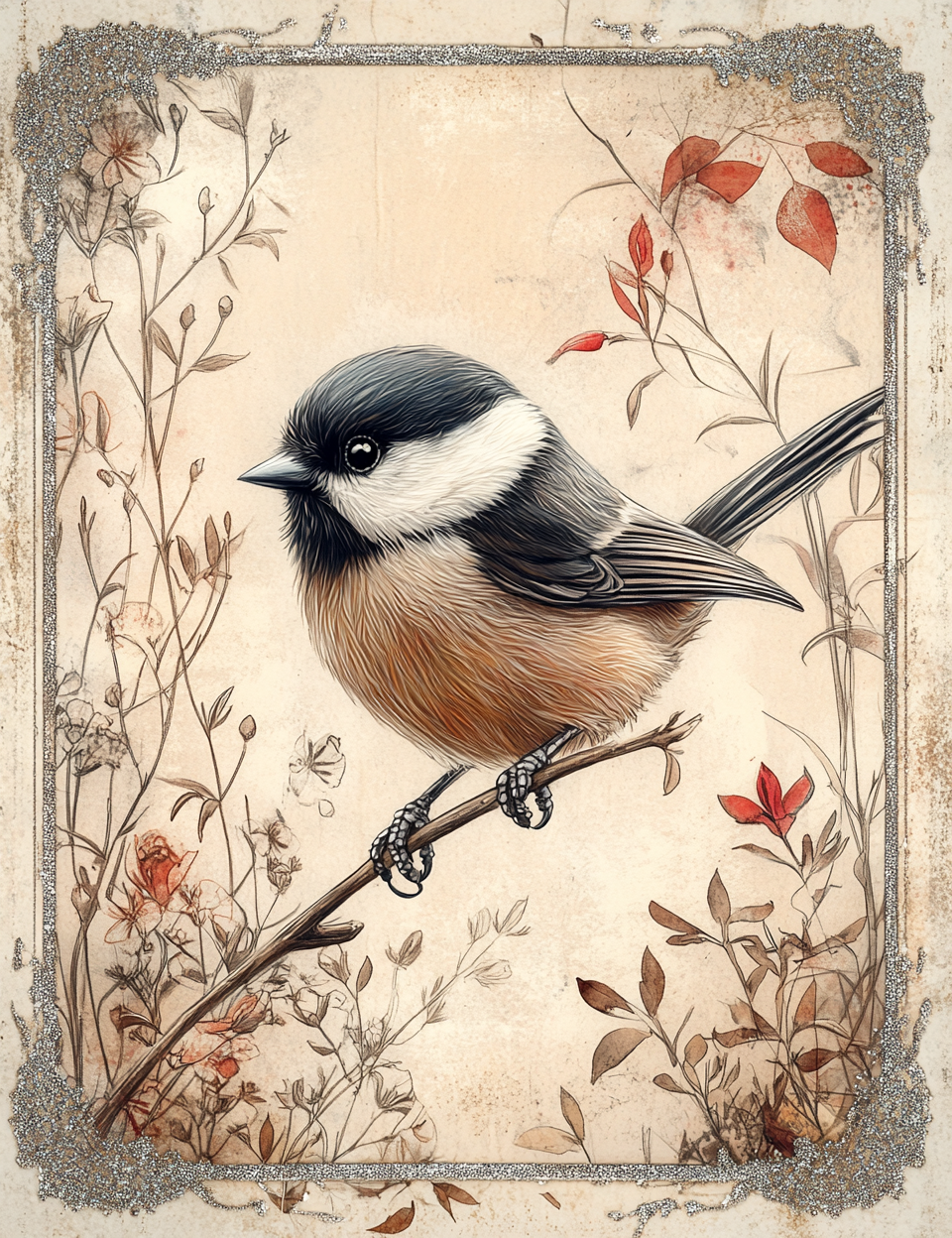Midjourney Prompts for Nature And Birds Romantic Sketches