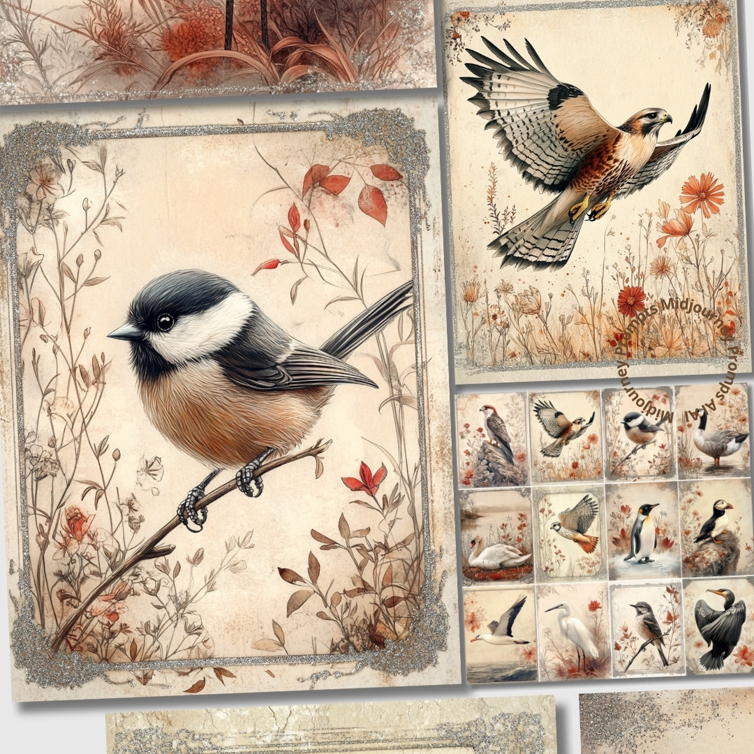 Midjourney Prompts for Nature And Birds Romantic Sketches