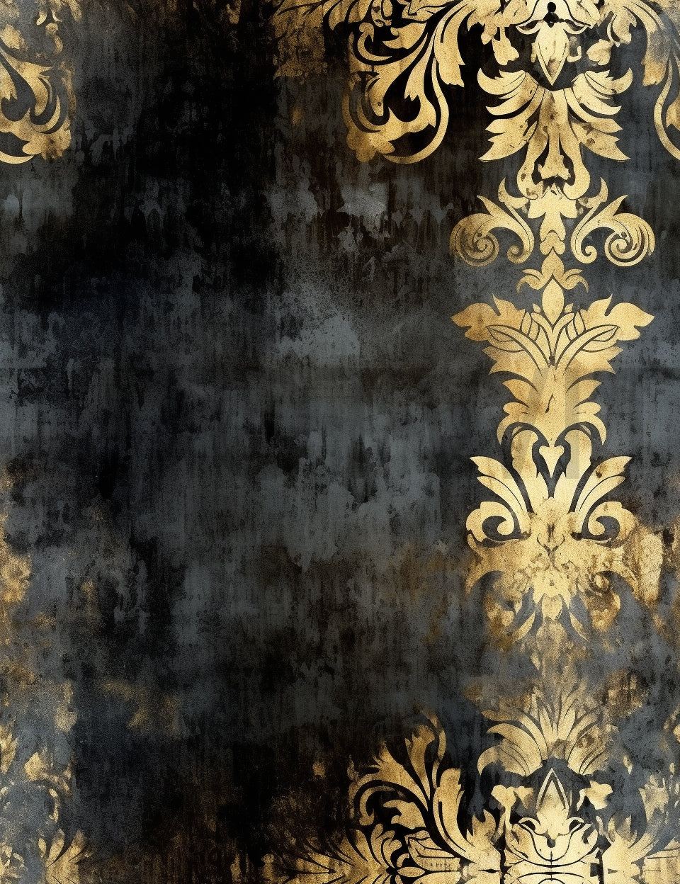 Black Journal Seamless Digital Papers