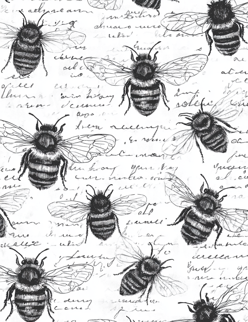 Midjourney Prompts for Black and White Printable Stamp Papers