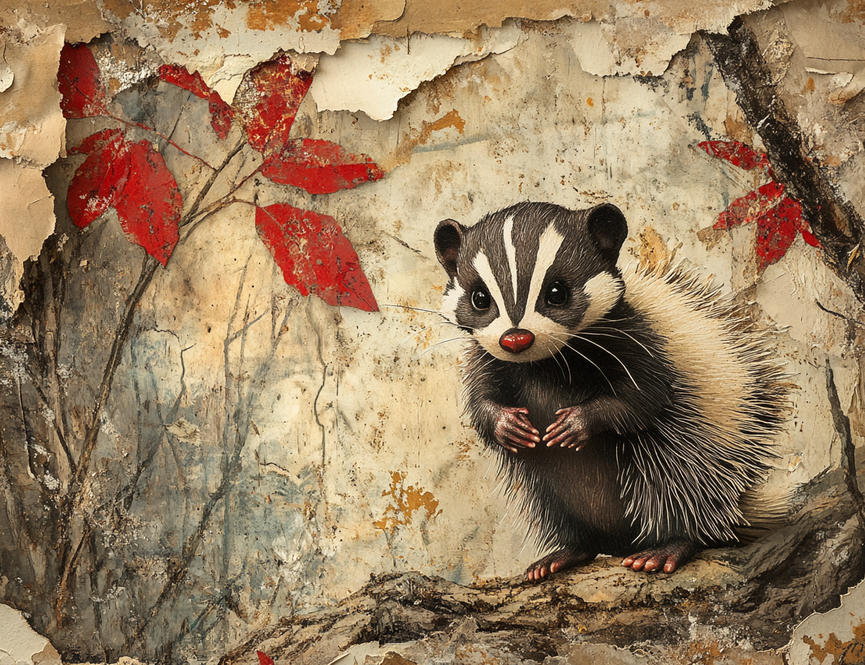 Midjourney Prompts for Botanical Nature Collage Kit