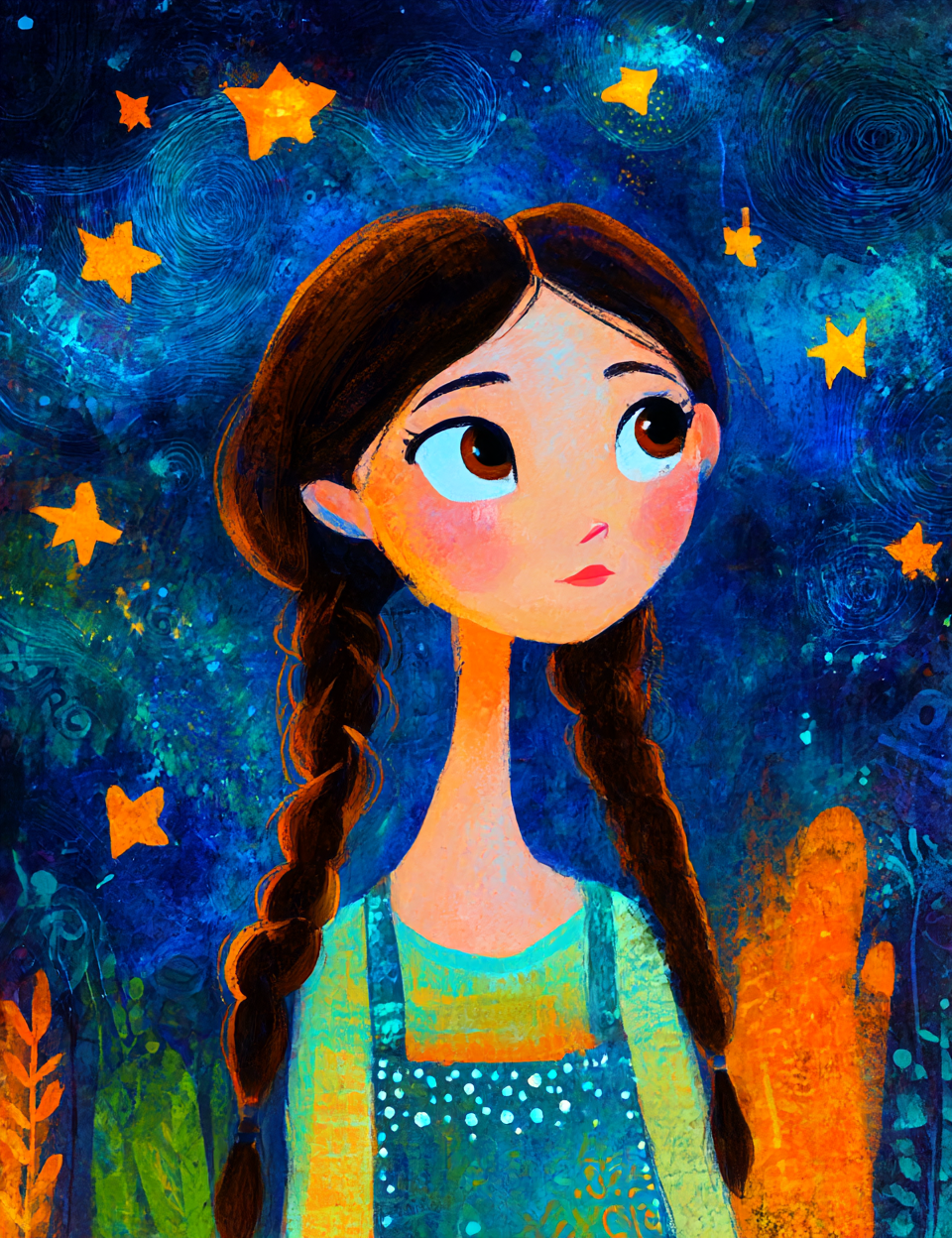 Midjourney V7 Prompts for Colorful Children Book Cute Art for Kids