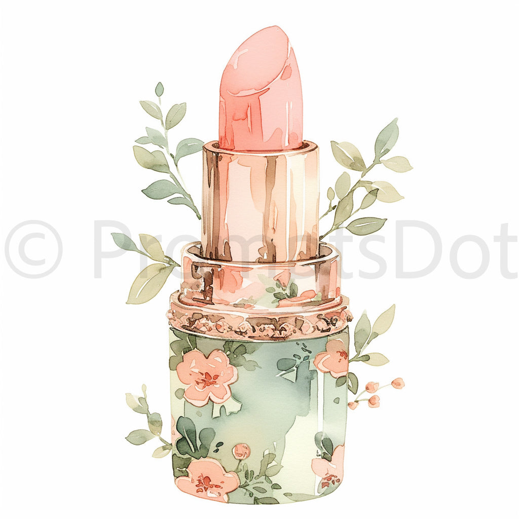 a cute lip stick Coquette Aesthetic Clipart