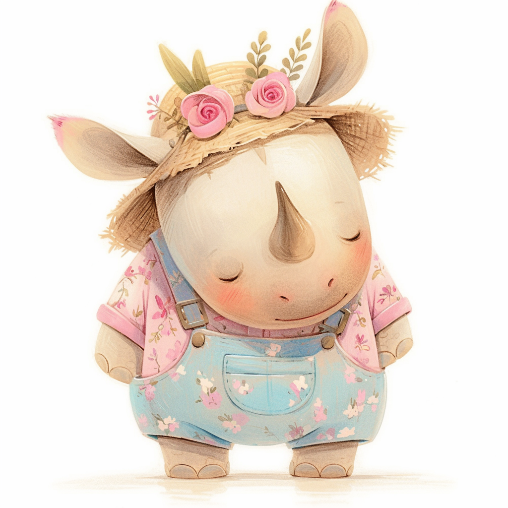 Midjourney Prompts for Cute Animals For Nursery Baby Showers