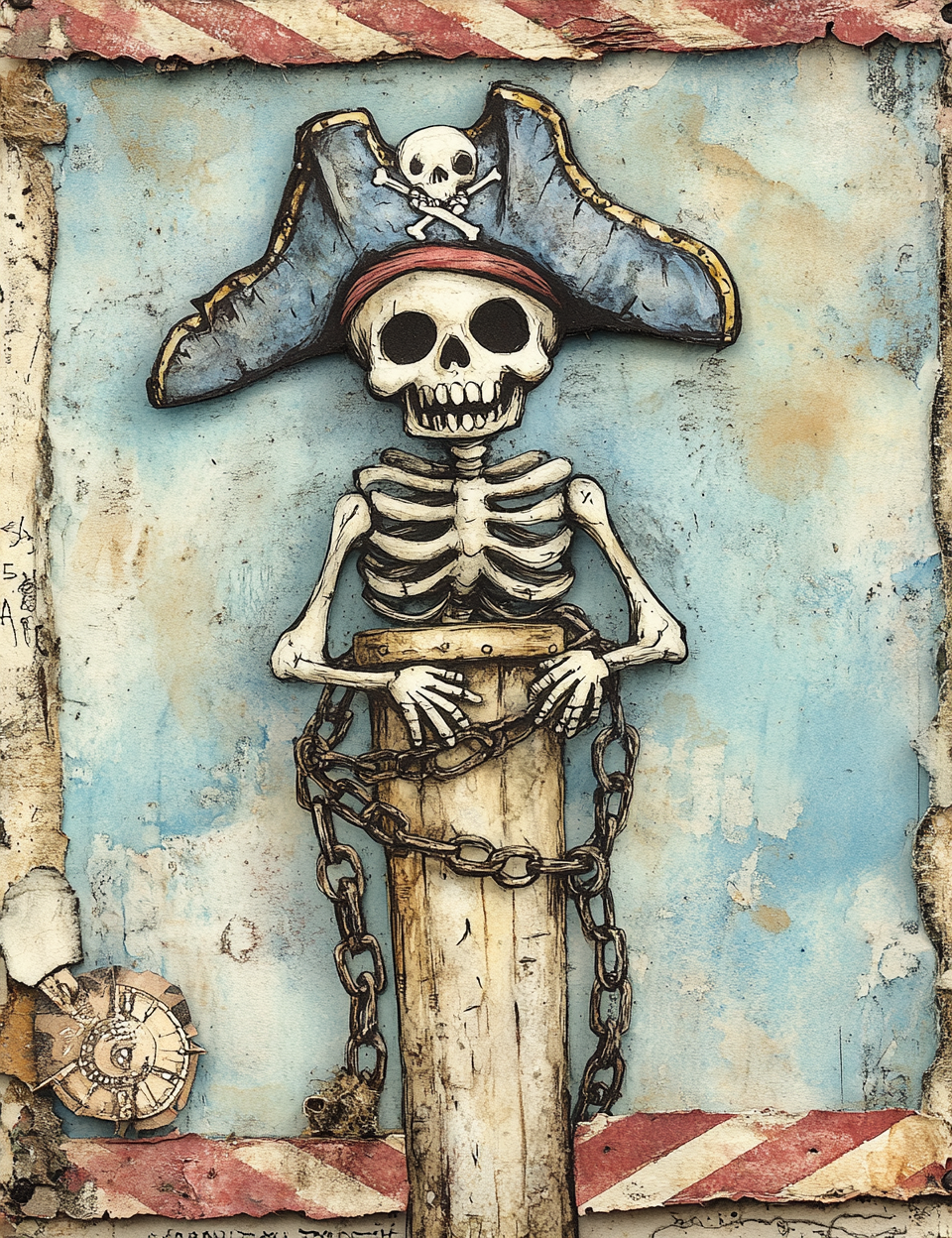 Midjourney Prompts for Cute Childrens Pirate Page Illustrations