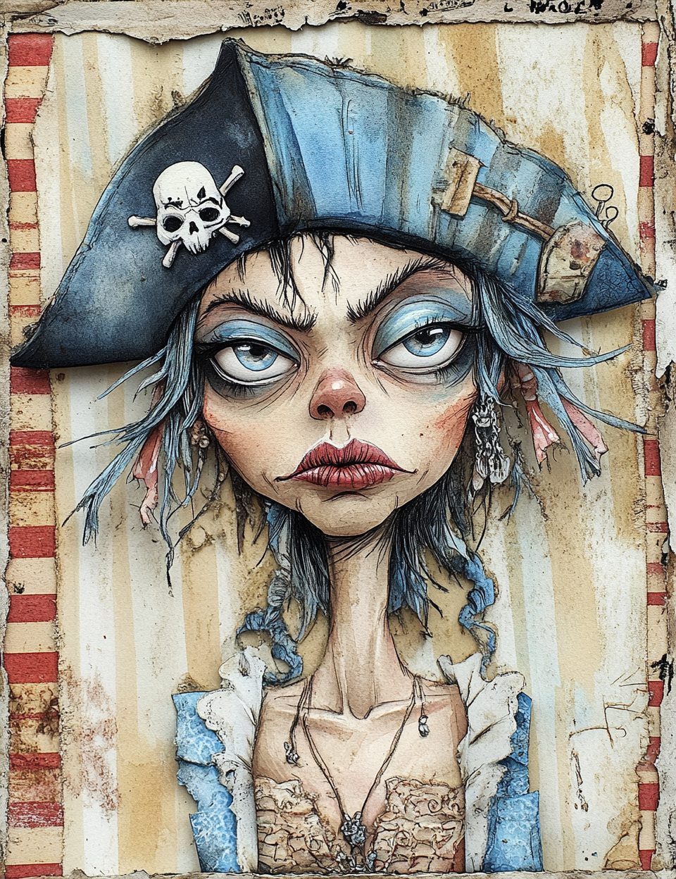Midjourney Prompts for Cute Childrens Pirate Page Illustrations