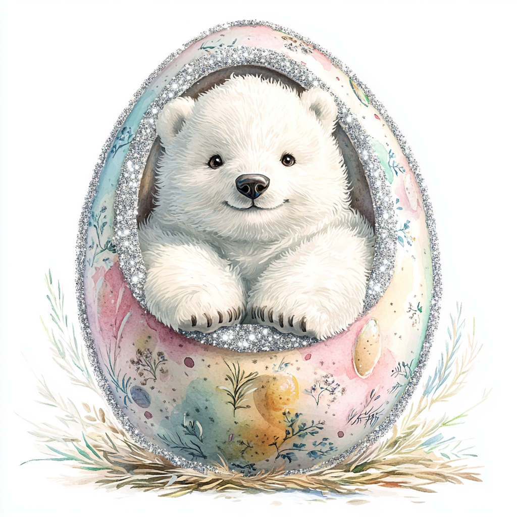 Midjourney Prompts for Vintage Elegant Easter Eggs Clipart
