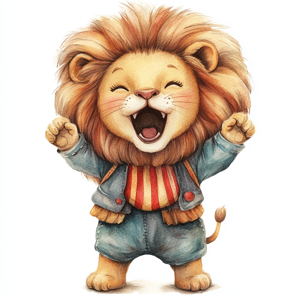 Midjourney Prompts for Cute Nursery Circus Clipart Set