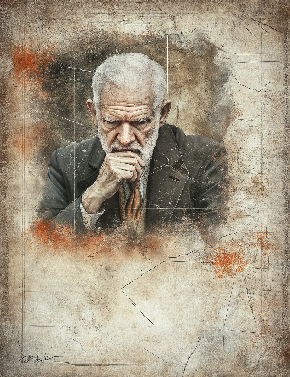 Midjourney V 6.1 Prompts for DUAL Freud and the Psychoanalysis