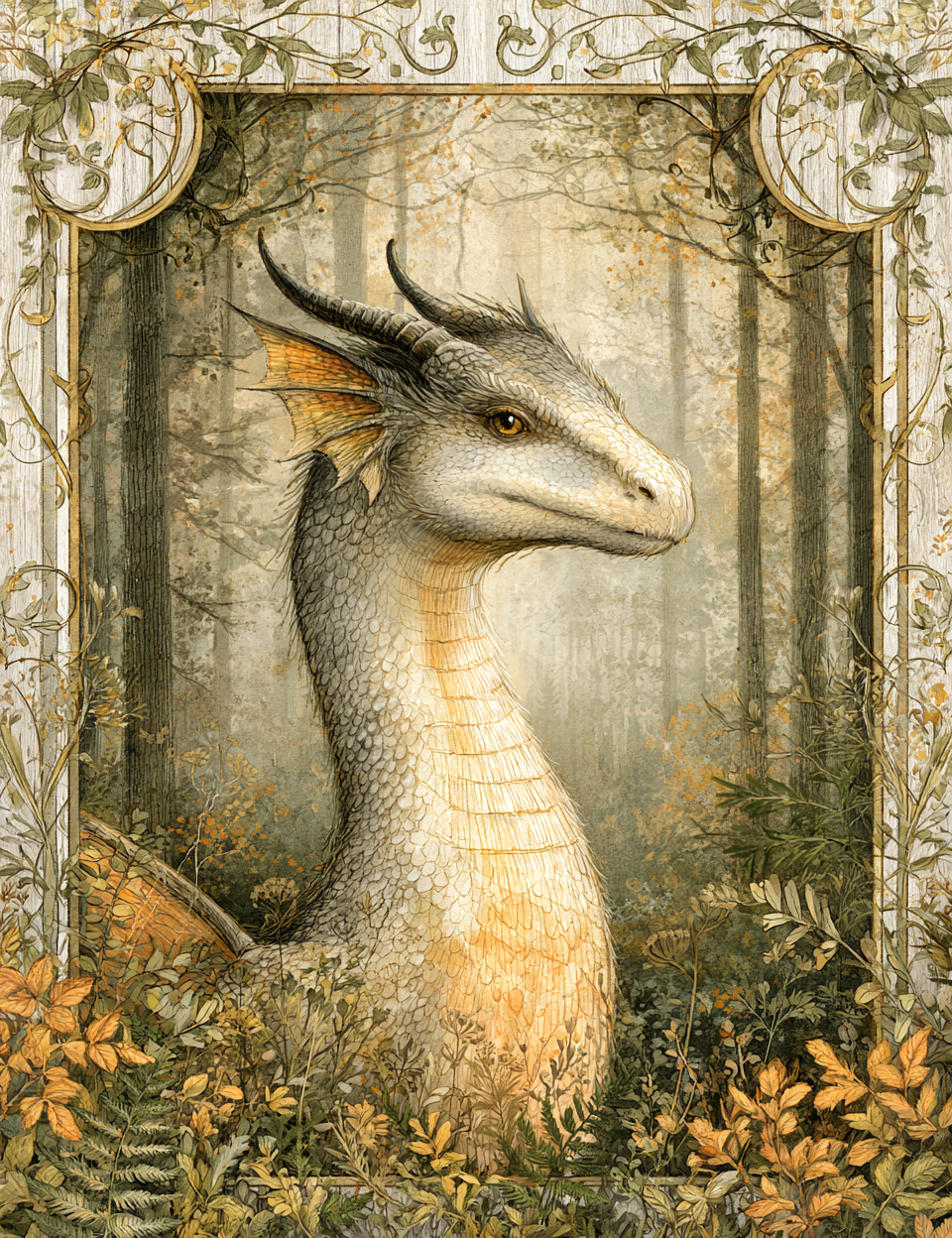 Midjourney V 8.2 Prompts for DUAL Golden Elves Forest Pages