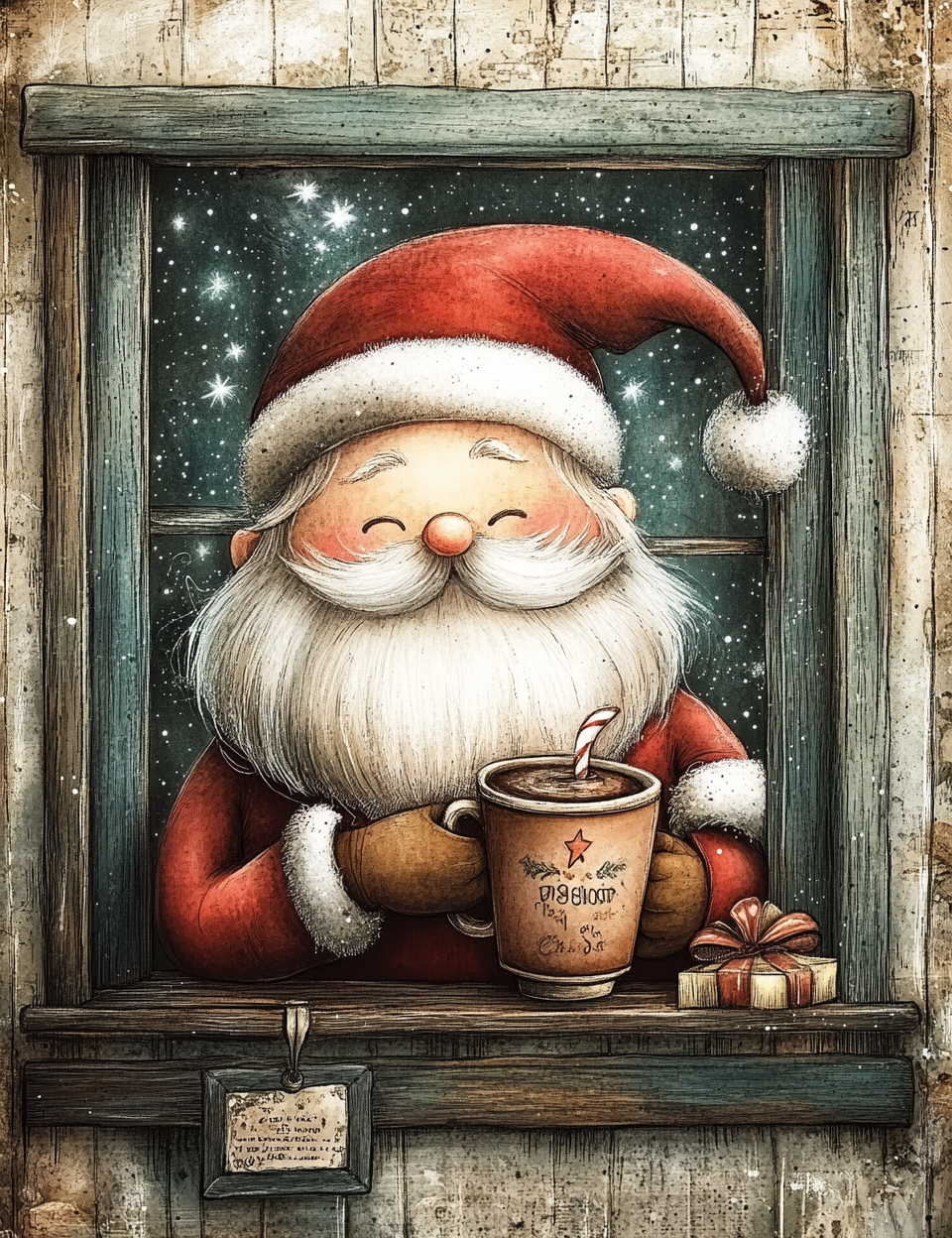 Midjourney V 6.1 Prompts for DUAL Merry Christmas Classical Watercolor