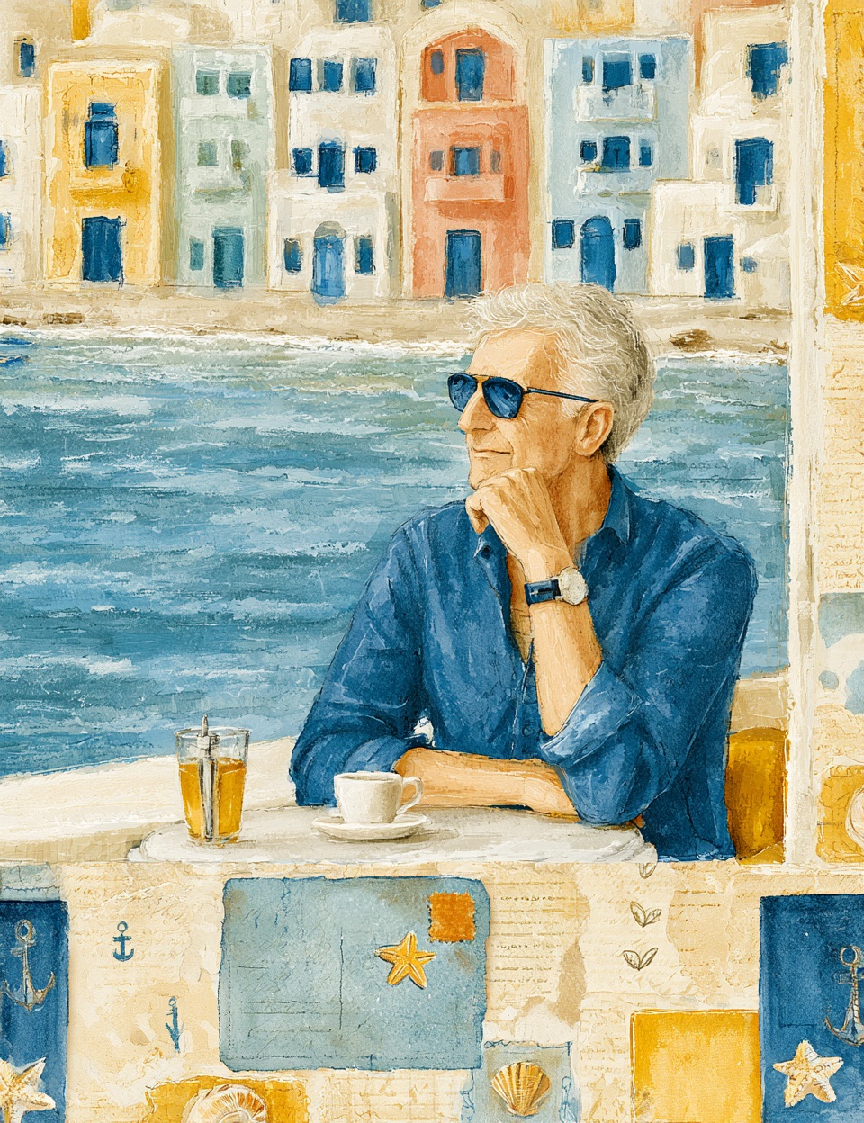 Midjourney V 8.2 Prompts for DUAL Santorini Summer Escape Pages