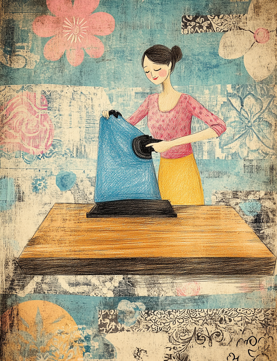 Midjourney V 6.1 Prompts for DUAL Sewing Vibes Printable Pages