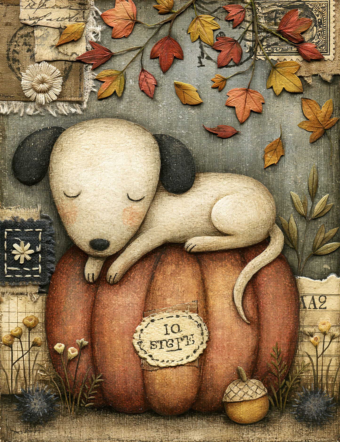 Midjourney V 8.1 Prompts for DUAL Spooky Magic of Fall Pages