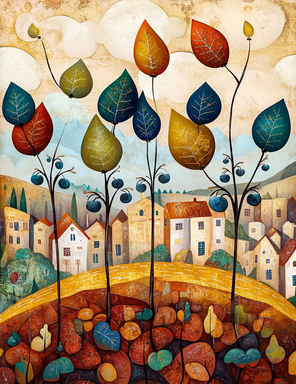 Midjourney V 6.1 Prompts for DUAL Spring Harvest Illustrations