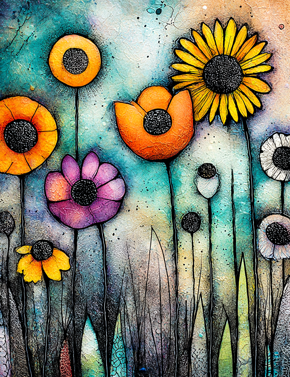 Midjourney V 7 Prompts for DUAL Spring Magic Pages