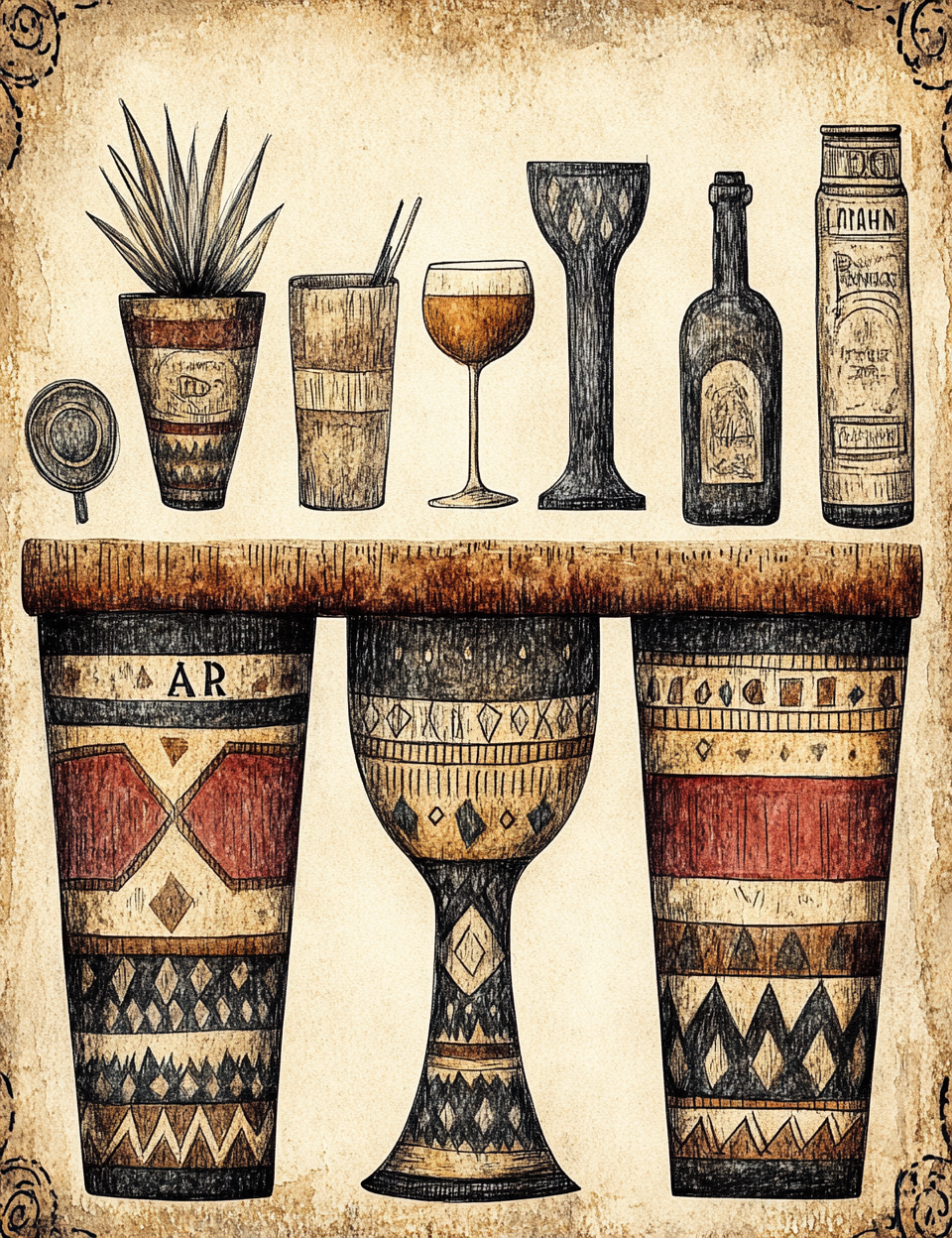 Midjourney V 6.1 Prompts for DUAL Tequila in Texas Pages