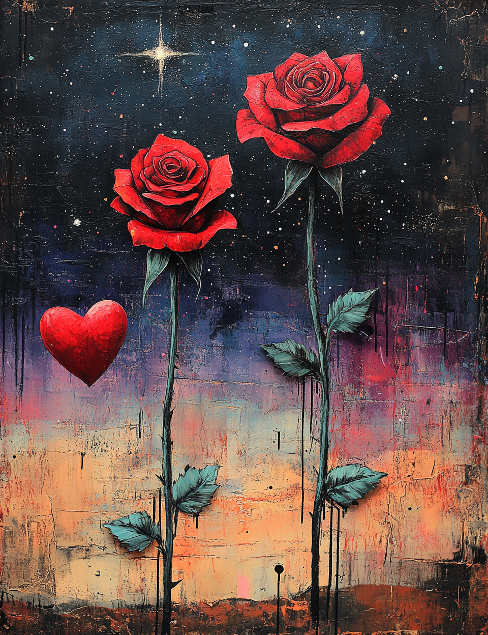 Midjourney Prompts for Dark Romance Junk Journal Pages