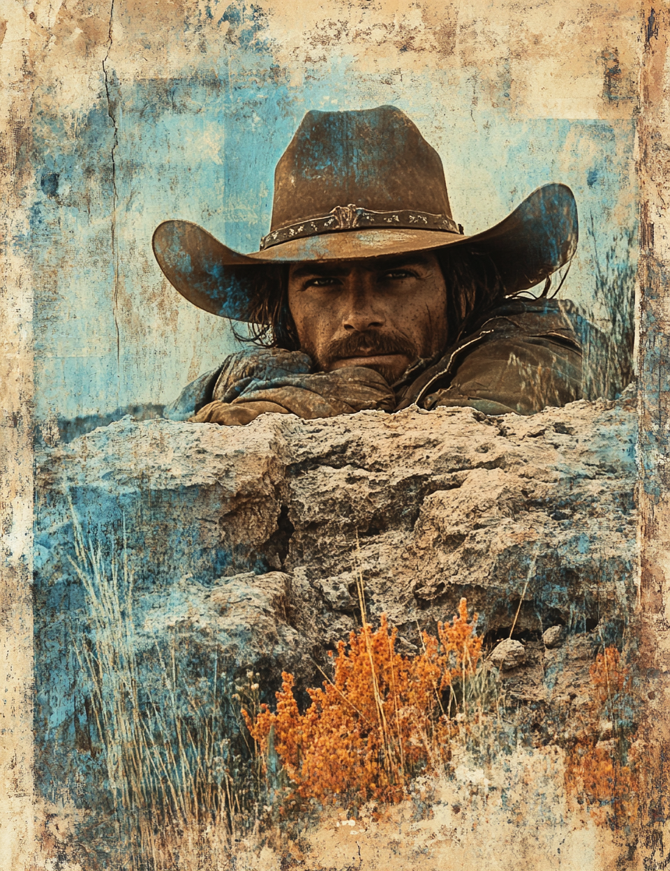 Midjourney v6 Prompts for Desert Ephemera Western Cowboy Pages
