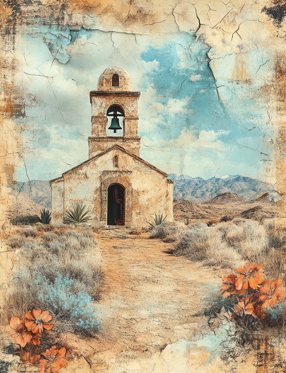 Midjourney v6 Prompts for Desert Ephemera Western Cowboy Pages