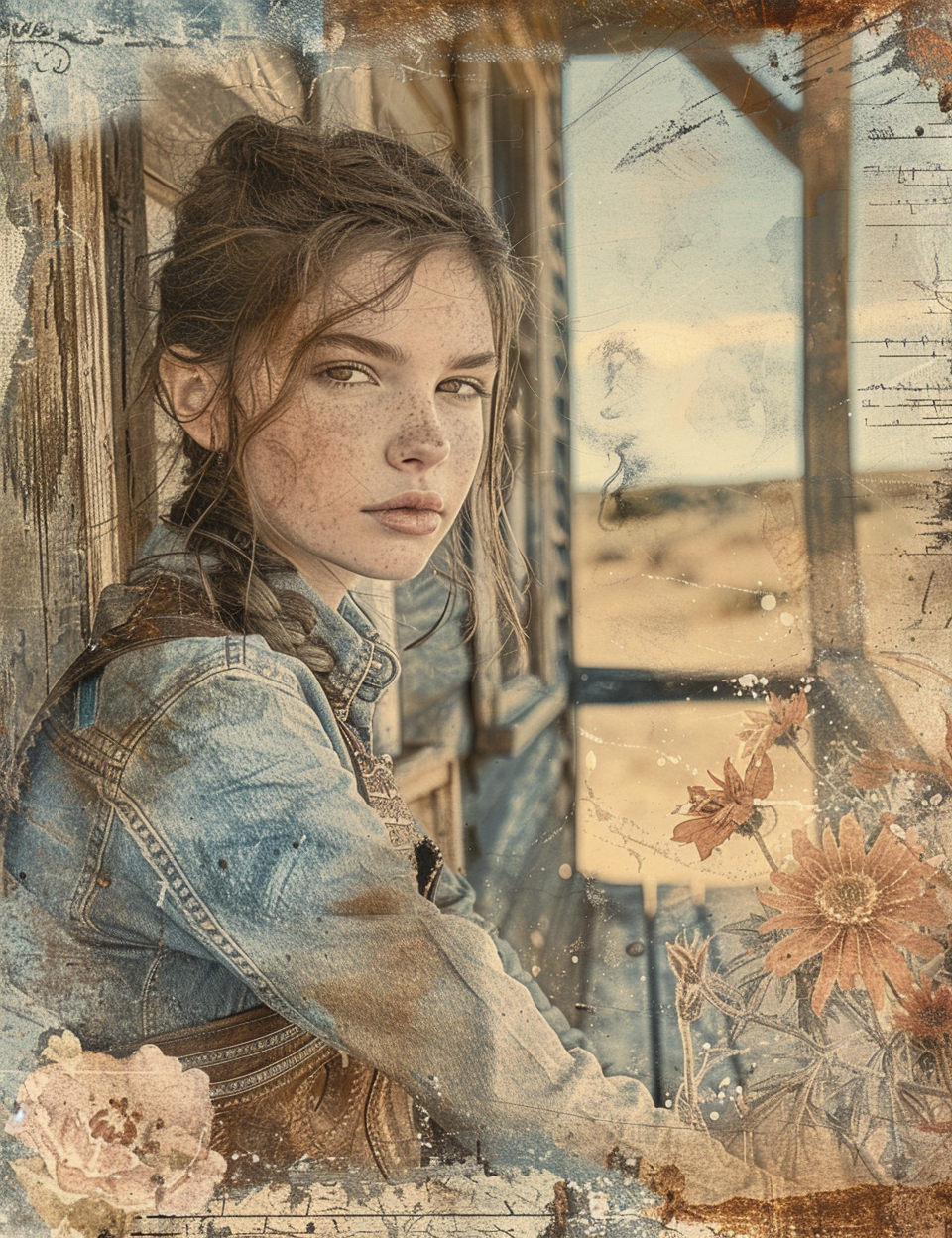 Midjourney v6 Prompts for Desert Ephemera Western Cowboy Pages