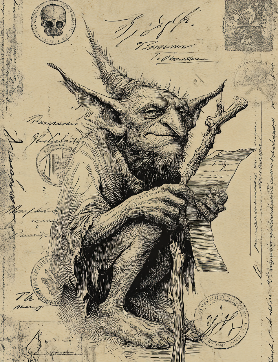 Midjourney V7 Prompts for Dragon Mythical Creatures Junk Journals