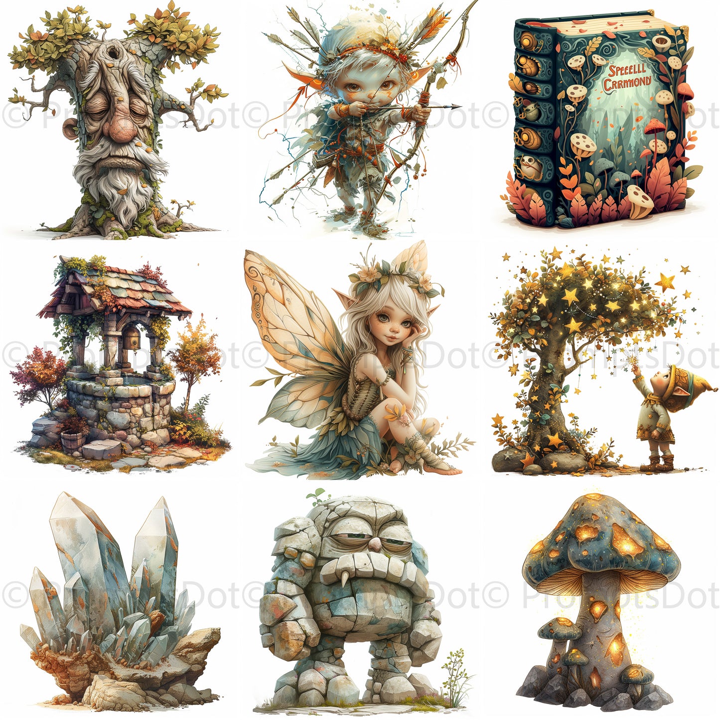 Enchanted Garden Mystical Paintings Midjourney Prompt
