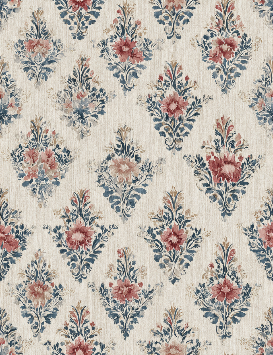 Midjourney V 7 Prompts for European Textile Seamless Patterns