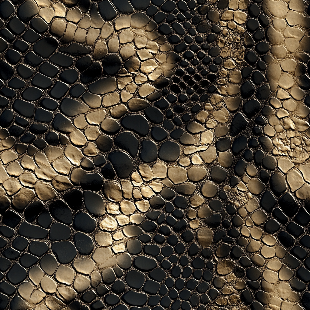 Snake Midjourney Prompts For Faux Animal Print Seamless Patterns
