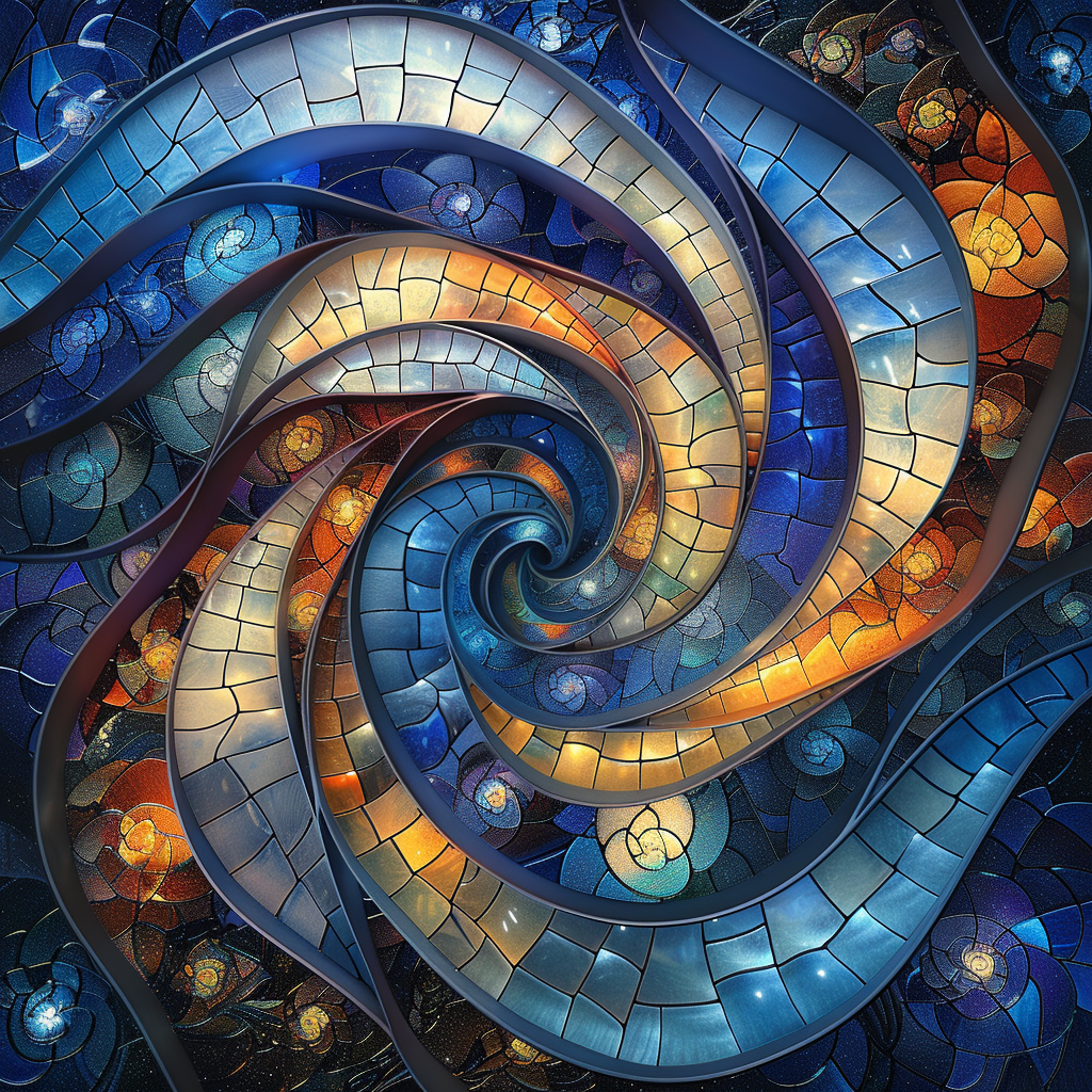 AI wall art for Stained Glass Art