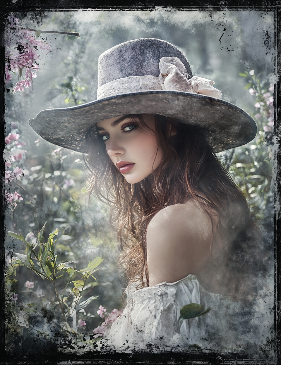 Midjourney Prompts for Floral Spring Garden Junk Journal