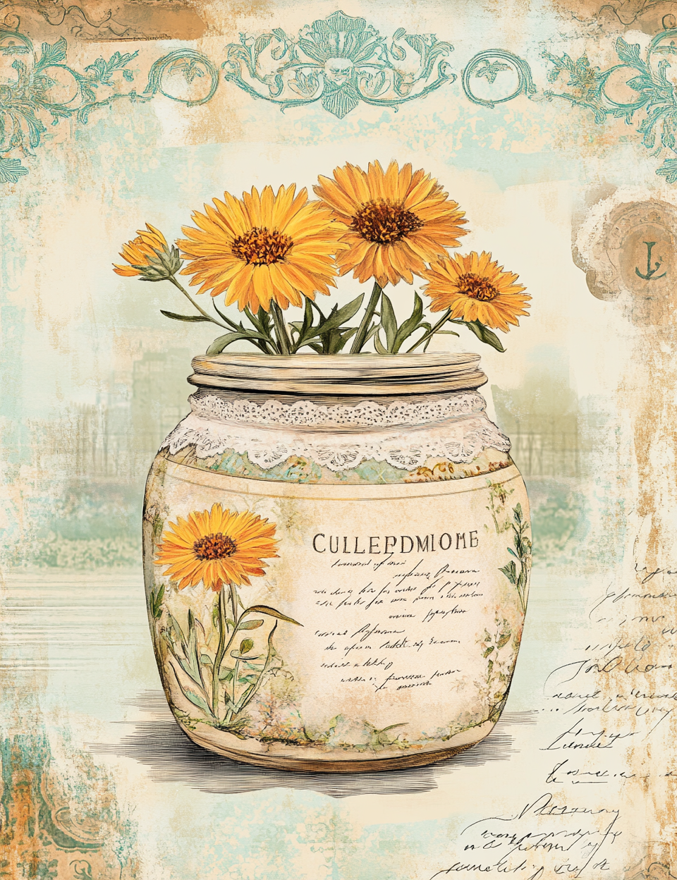 Midjourney V6 Prompts for Forest Botanical Herbarium secrets Elixirs