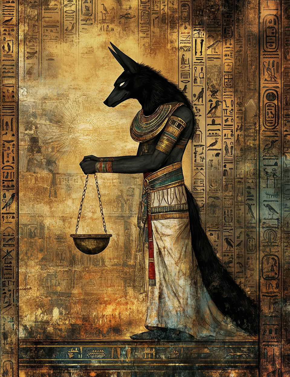 Midjourney Prompts for Gold Ancient Egypt Junk Journal Kit