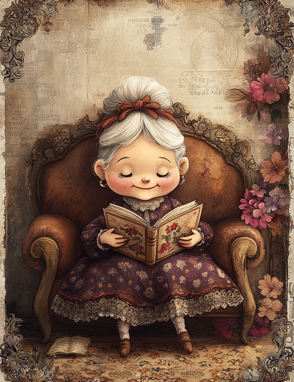 Midjourney Prompts for Grandpas Old Ladies In Woodland Forest