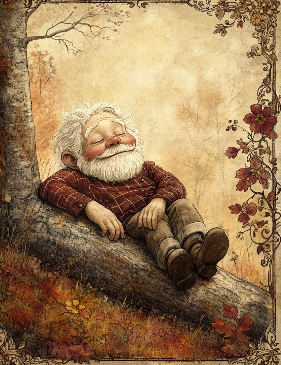 Midjourney Prompts for Grandpas Old Ladies In Woodland Forest
