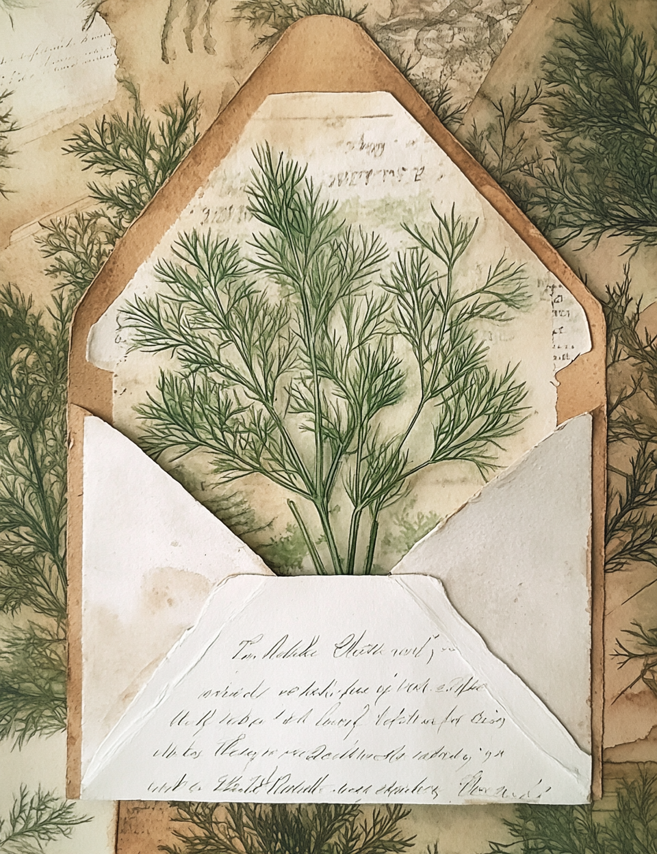 Midjourney Prompts for Greenery Garden Scrapbook Pages