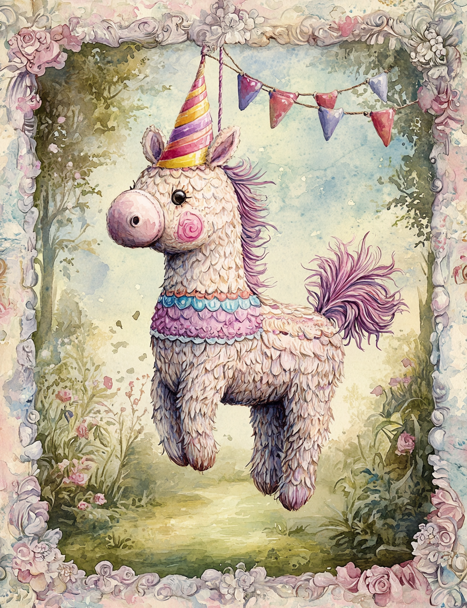 Midjourney Prompts for Happy Birthday Pastel Cards And Pages