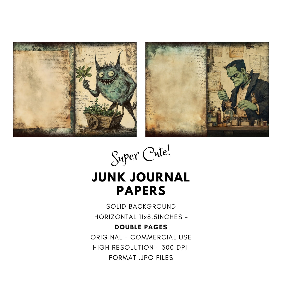 14 Haunted Apothecary Junk Journal Kit