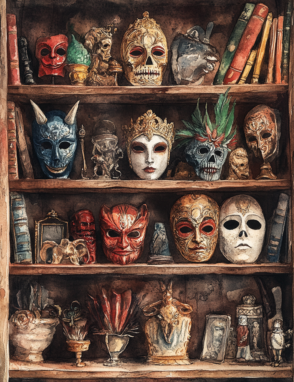 cabinet of curiosities ephemera vintage