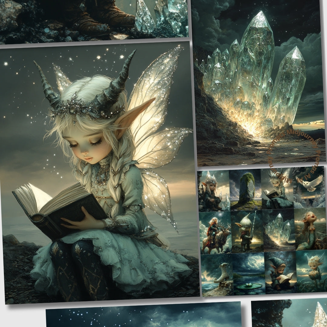 Midjourney Prompts for Magic Enchanted Medieval Forest Wall Art
