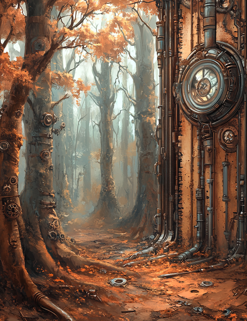 Midjourney V6 Prompts for Mechanical Grunge Lab Steampunk