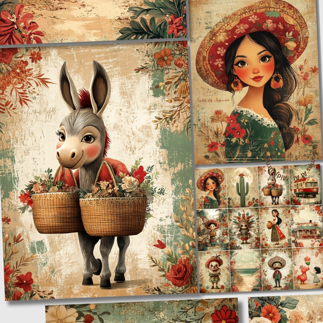 Midjourney Prompts for Festive Mexican Celebration Papers