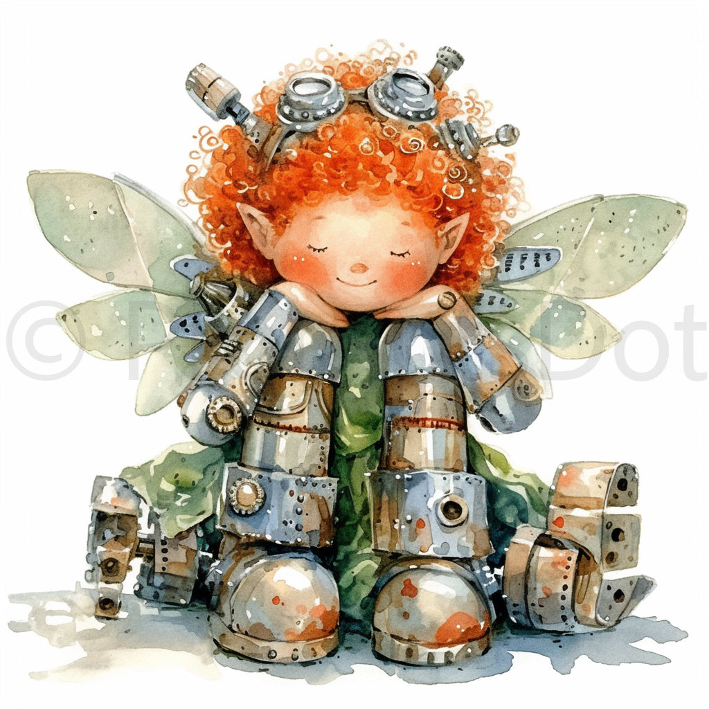 Characters Watercolor Steampunk Midjourney Prompts